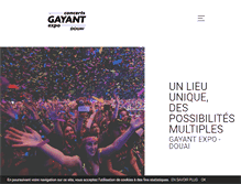 Tablet Screenshot of gayantexpoconcerts.com